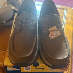 Skechers Men's Dark Brown Slip-Ons